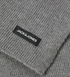 Jack & Jones Halstørklæde - Strik - JacDna - Grey Melange
