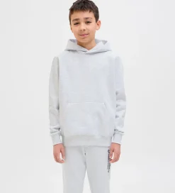 Jack & Jones Hættetrøje - JjEurban - White Melange