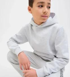 Jack & Jones Hættetrøje - JjEurban - White Melange