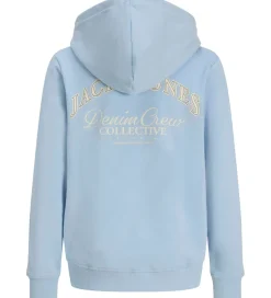 Jack & Jones Hættetrøje - JjeBrandes - Chambray Blue