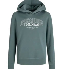 Jack & Jones Hættetrøje - JjMakoto - Stormy Weather/Big Print