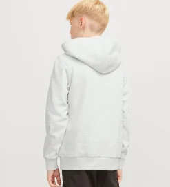 Jack & Jones Hættetrøje- JjeCaleb - Noos - White Melange/LOOSE