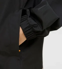 Jack & Jones Regnjakke - PE - JjefLynn - Sort/Dark Cheddar Zipp