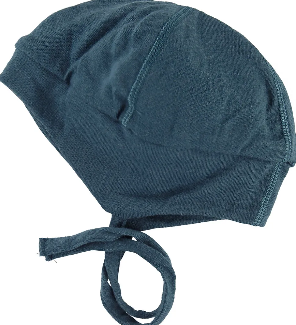 Joha Babyhjelm - 2-lag - Uld - Petroleum
