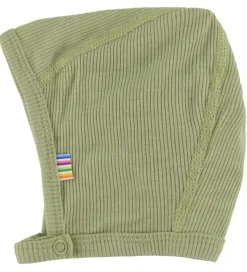 Joha Babyhjelm - Rib - Uld/Silke - Grøn