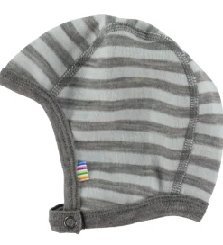 Joha Babyhjelm - Uld - Grå/Mynte