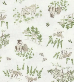 Joha Babyhjelm - Uld/Silke - Off White m. Træer