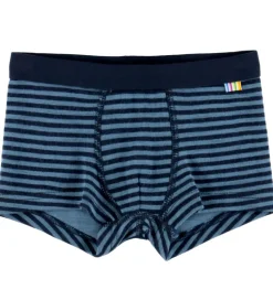 Joha Boxershorts - Uld - Blå m. Striber