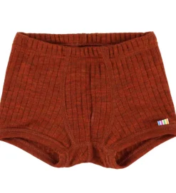 Joha Boxershorts - Uld - Rib - Rust