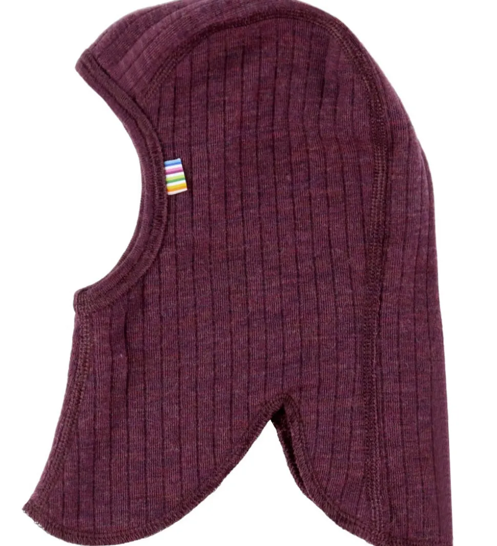 Joha Elefanthue - Uld - Rib - 2-lags - Blomme