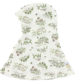 Joha Elefanthue - Uld/Silke - 2-lags - Off White m. Træer