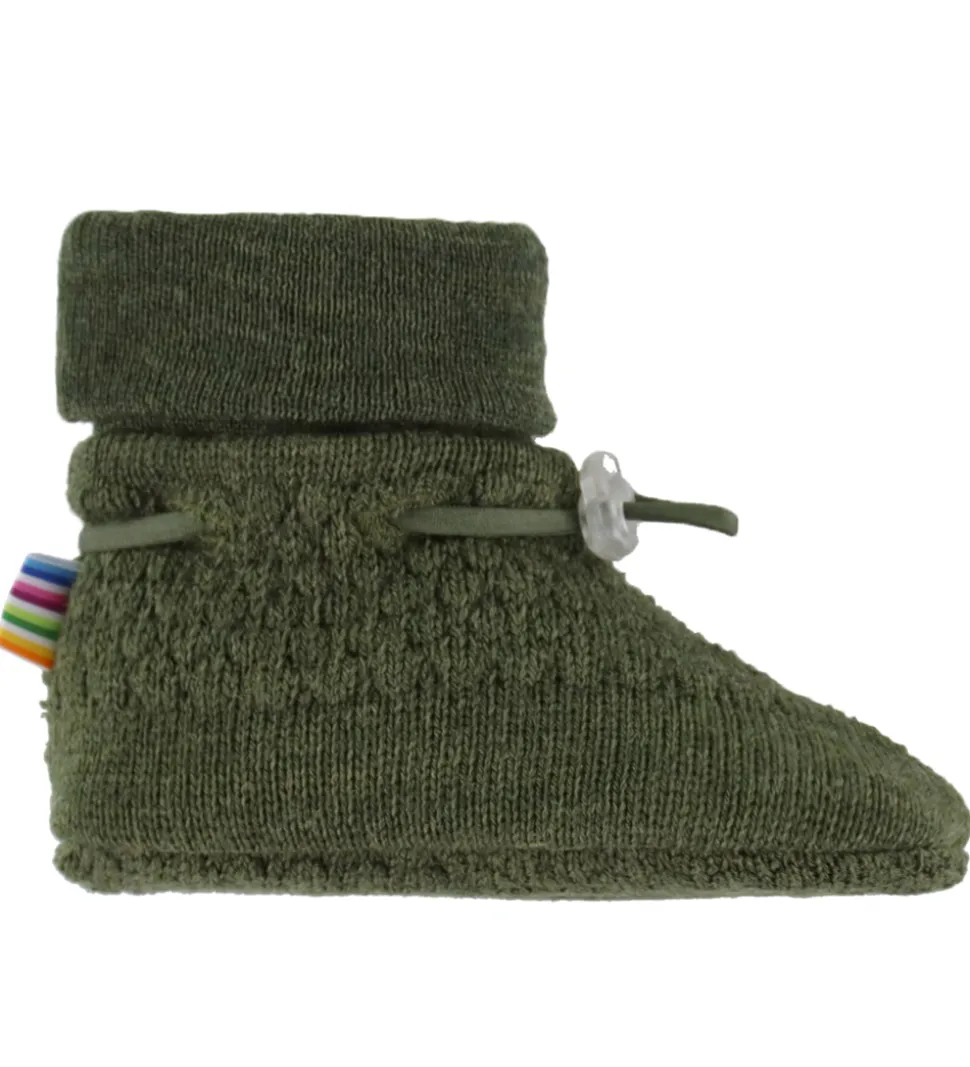 Joha Futter - Uld - Strik - Mos Grøn