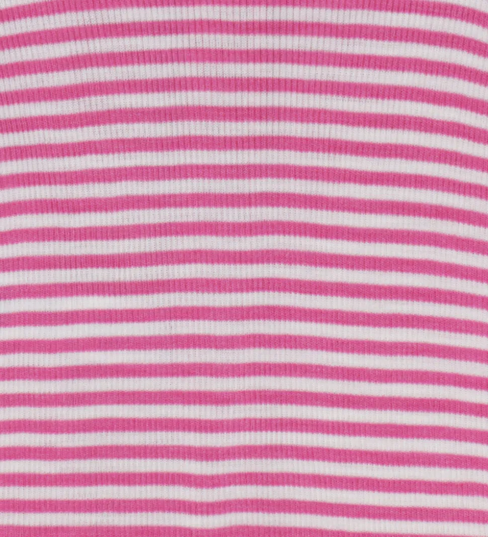 Joha Heldragt - Rib - Uld/Silke - Off White/Pink
