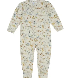 Joha Heldragt - Uld - Off White m. Blomster