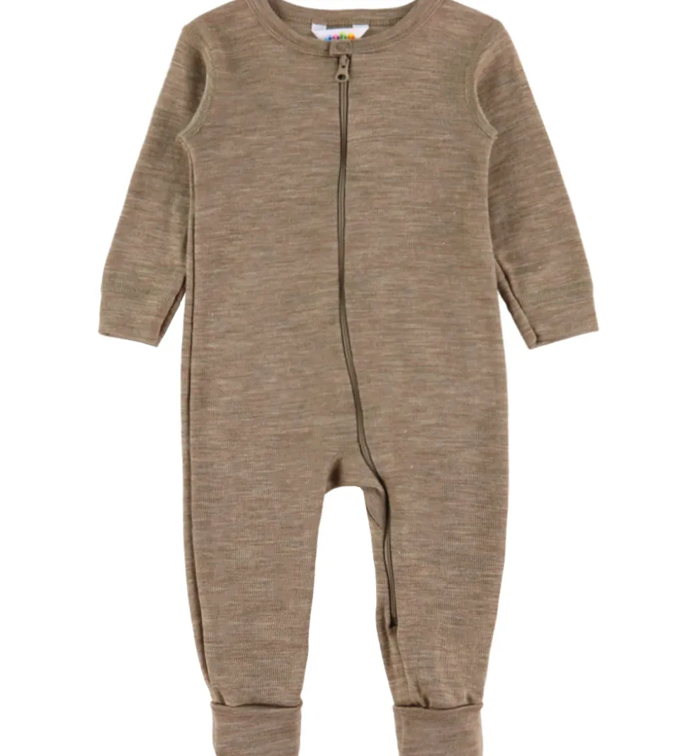 Joha Heldragt - Uld/Silke - Beige Melange