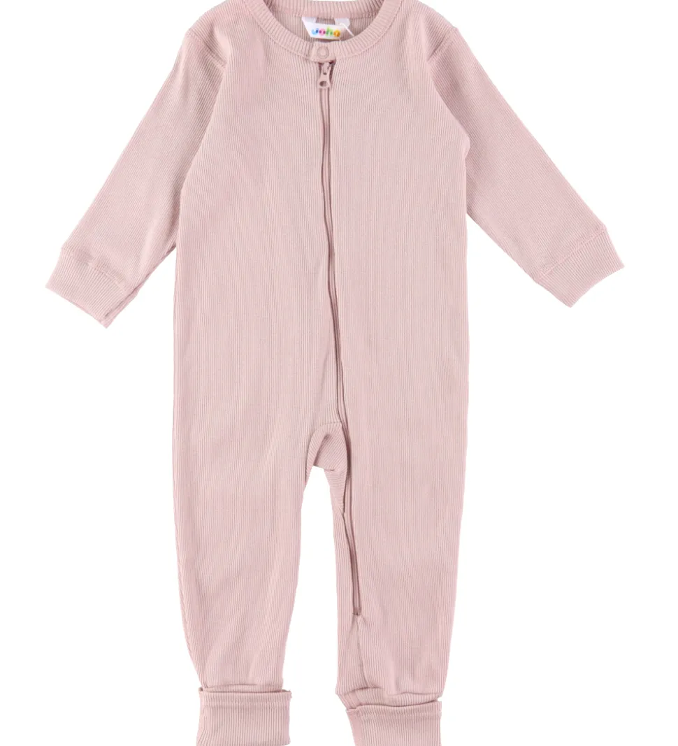 Joha Heldragt m. Fødder - Rib - Støvet Rosa