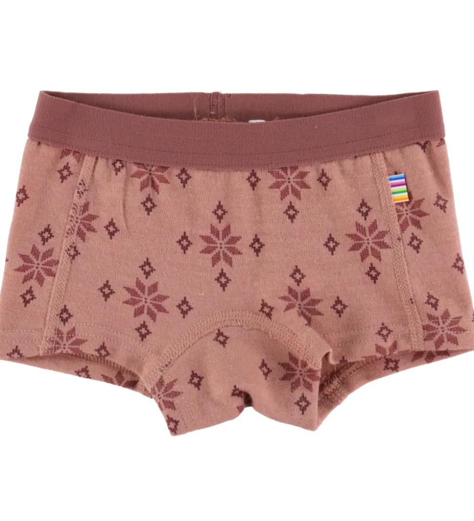 Joha Hipsters - Uld/Bomuld - Rose m. Snefnug