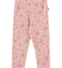 Joha Leggings - Uld - Rosa m. Stjerner
