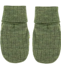 Joha Luffer - Uld - Rib - Mørk Oliven