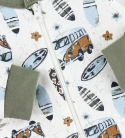 Joha Natdragt - 2in1 - Off White m. Print