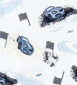 Joha Natdragt - Viskose/Bambus - Off White m. Print