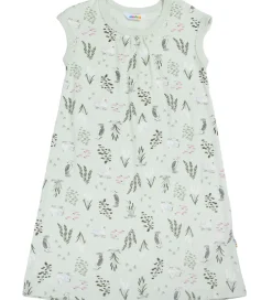 Joha Natkjole - Viskose/Bambus - Mynte m. Svaner