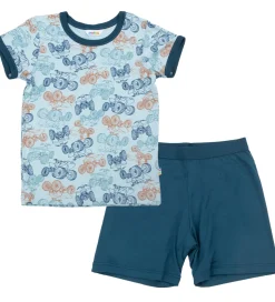 Joha Nattøj - 2-Delt - Viskose/Bambus - Blå m. ATV