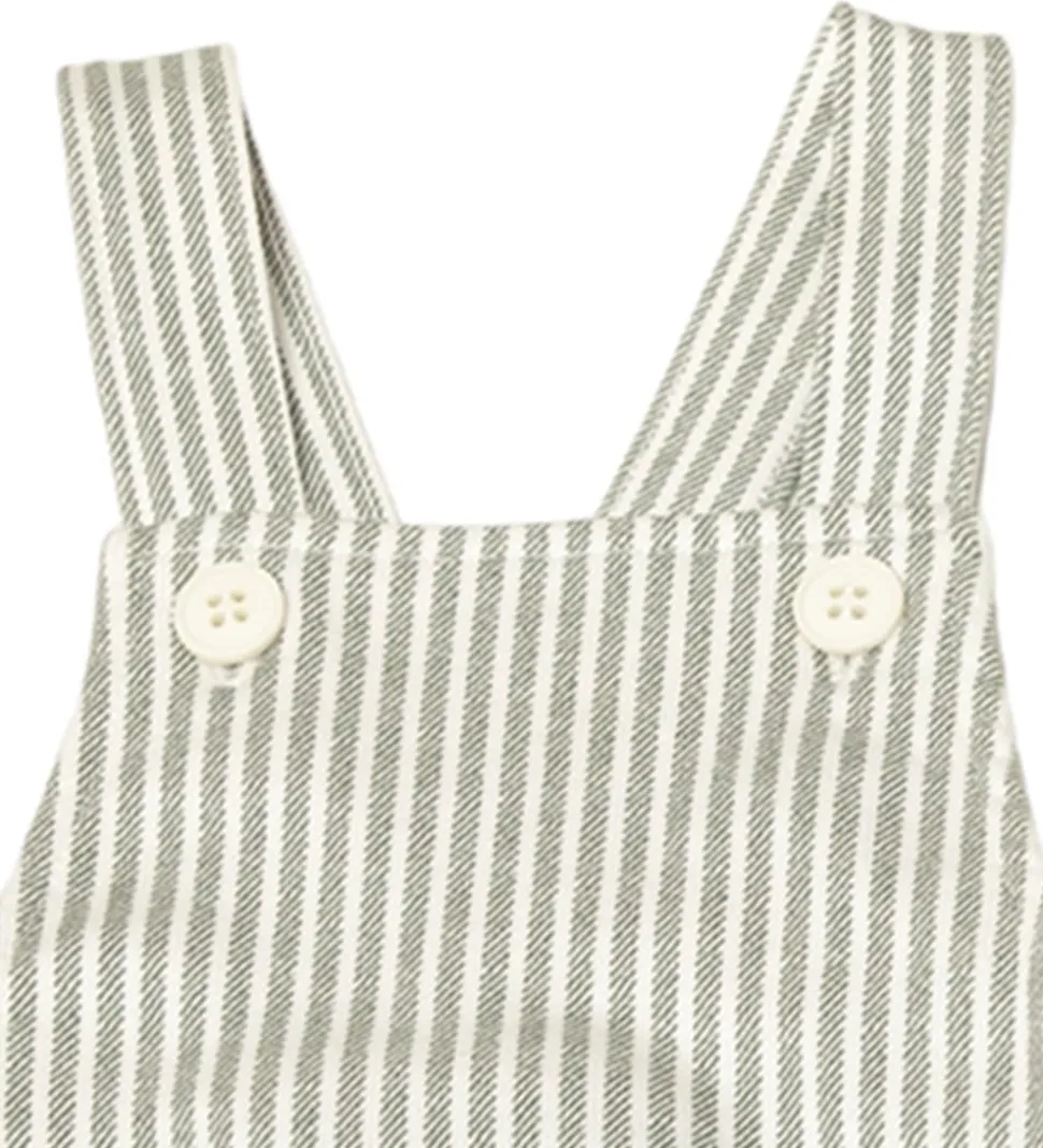 Joha Sommerdragt - Støvet Grøn/Hvid Stribet