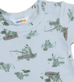 Joha Sommerdragt - Viskose/Bambus - Lyseblå m. Frøer