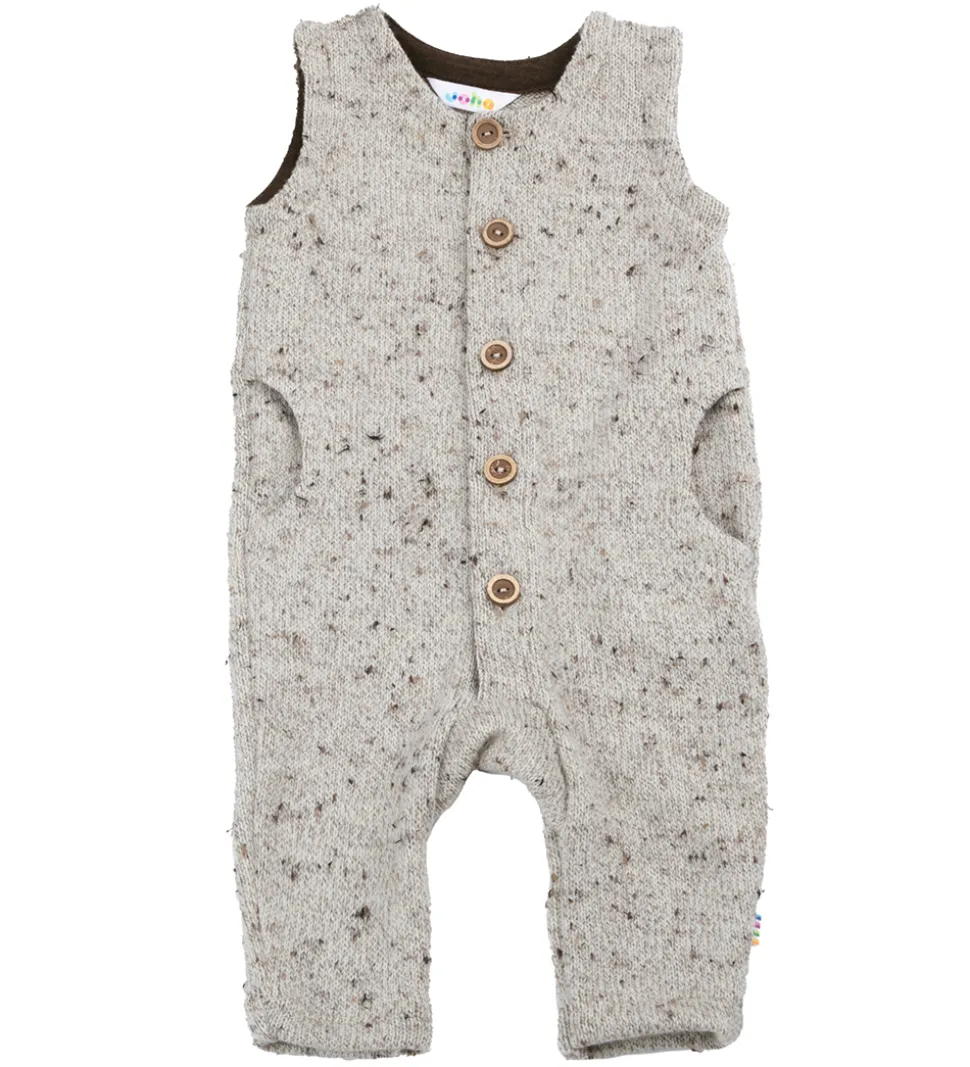 Joha Sparkedragt - Strik - Uld - Beige