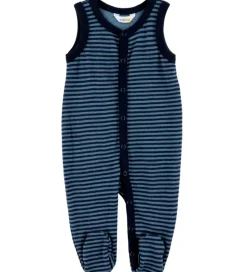 Joha Sparkedragt - Uld - Blå m. Striber