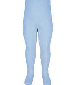 Joha strømpebukser - Rib - Uld - Blå