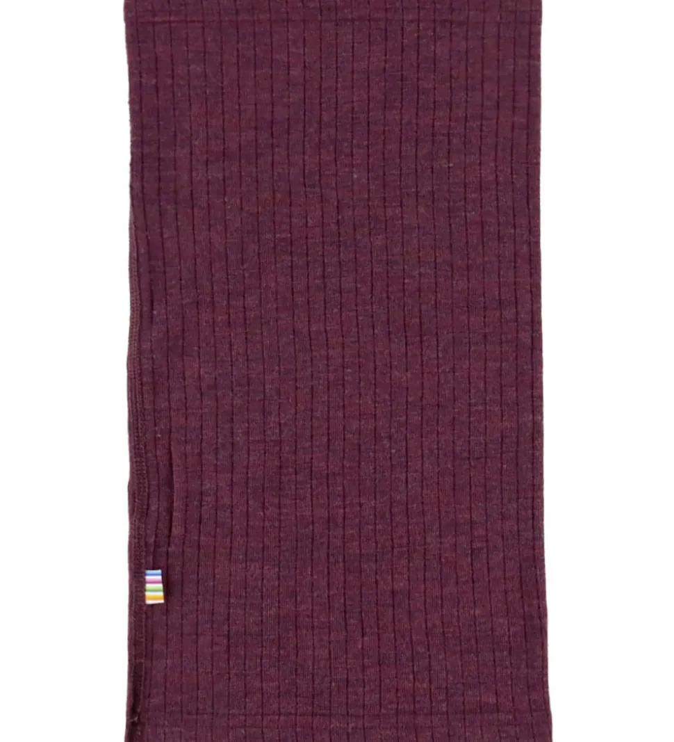 Joha Tube - Uld - Rib - Blomme