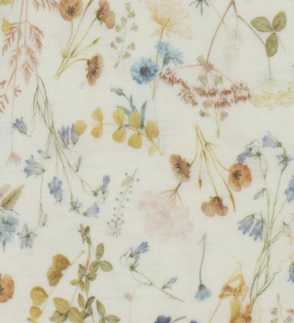 Joha Undertrøje - Uld - Off White m. Blomster