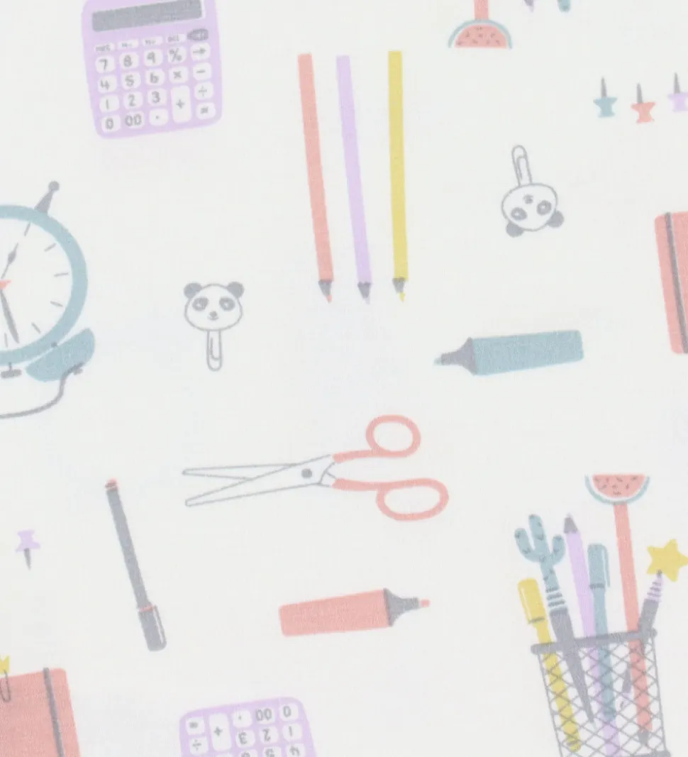 Joha Undertrøje - Viskose/Bambus - Off White m. Print