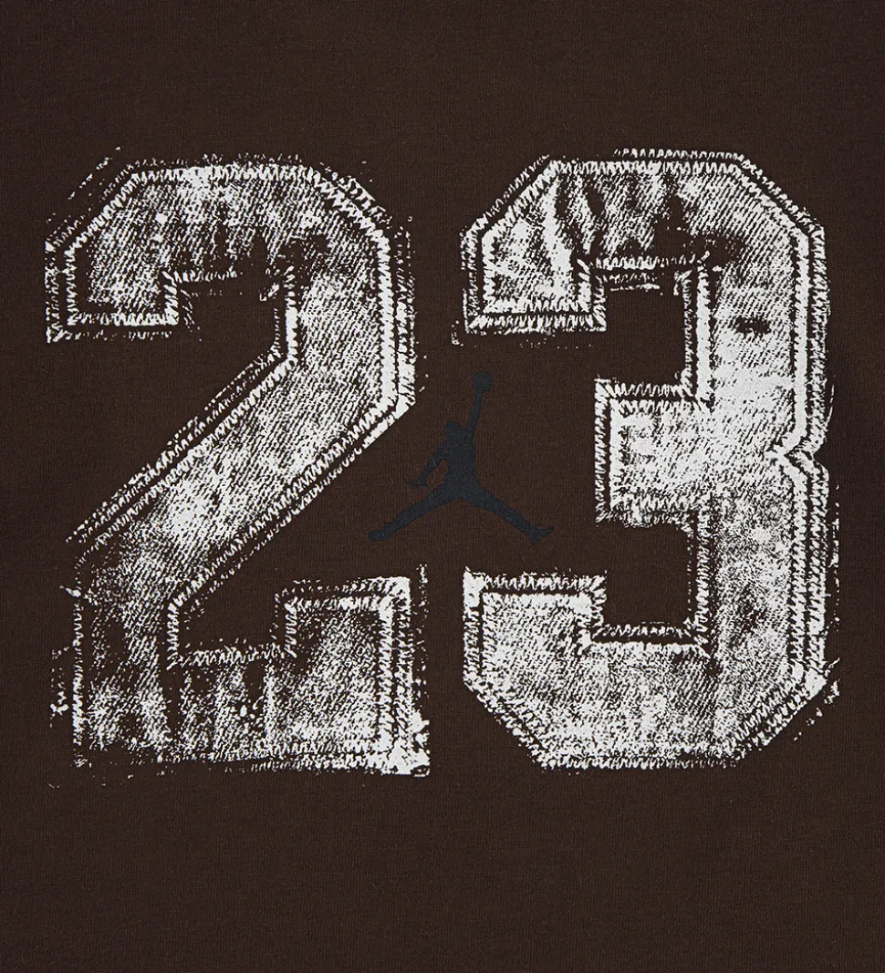 Jordan Bluse - Baroque Brown m. Hvid