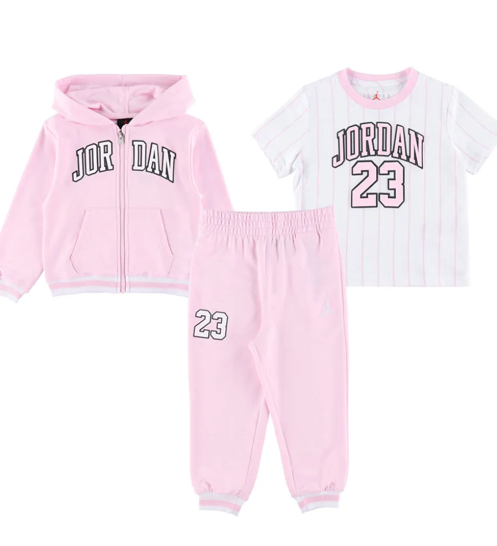 Jordan Sweatsæt - Pink Foam/Hvid