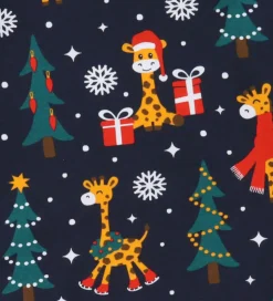 Jule-Sweaters Nattøj - 2-Delt - Christmas Giraffes