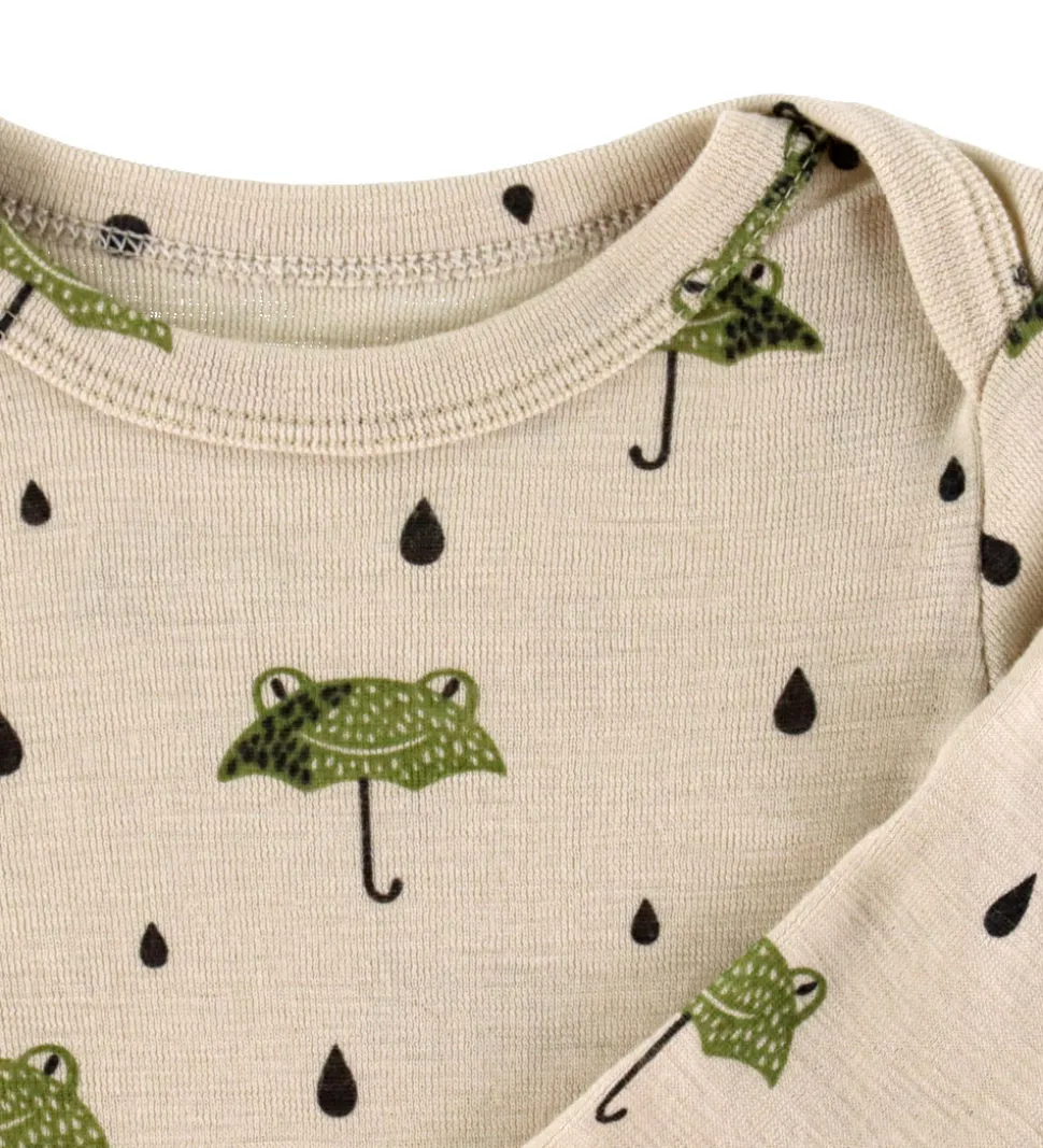 Katvig Body l/æ - Uld - Grøn