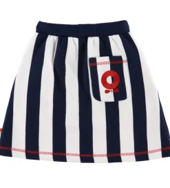 Katvig Nederdel - Navy/Hvid Stribet