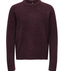 Kids Only Bluse - Strik - KogCamilla - Winetasting/Melange