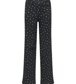 Kids Only Bukser - KogMelia - Black/Dots Cloud Dancer