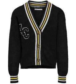 Kids Only Cardigan - Strik - KogFia - Black/w. Cloud d