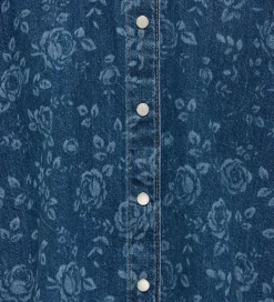 Kids Only Denimjakke - KogGrace - Medium Blue Denim/Rose