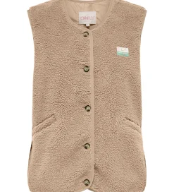 Kids Only Fleecevest - Teddy - KogBaby - Cuban Sand/Vintage Badg