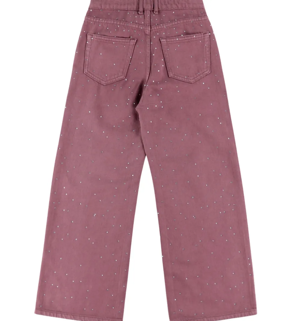 Kids Only Jeans - KogCobain - Rose Brown/Rhinestones