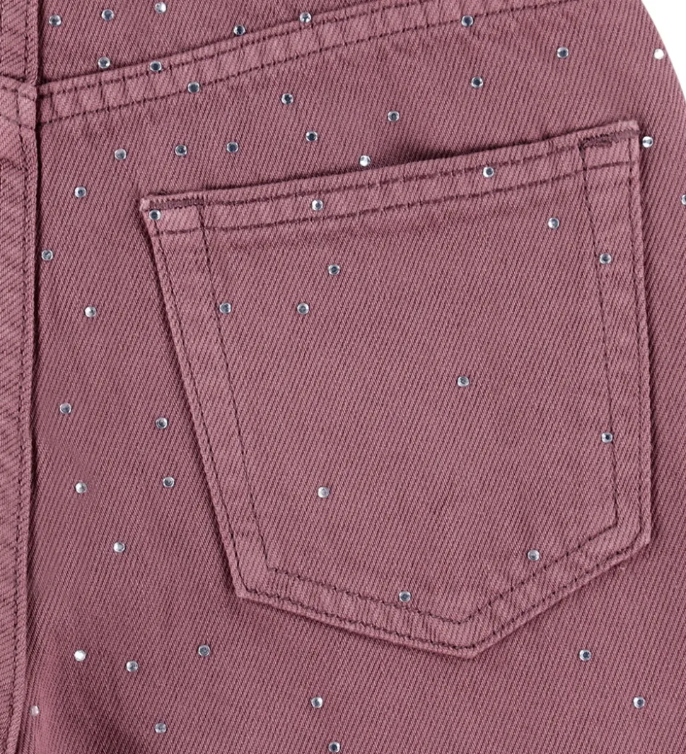 Kids Only Jeans - KogCobain - Rose Brown/Rhinestones