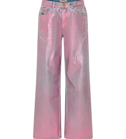Kids Only Jeans - KogCobain - Wide - Light Blue Denim/Pink Foil