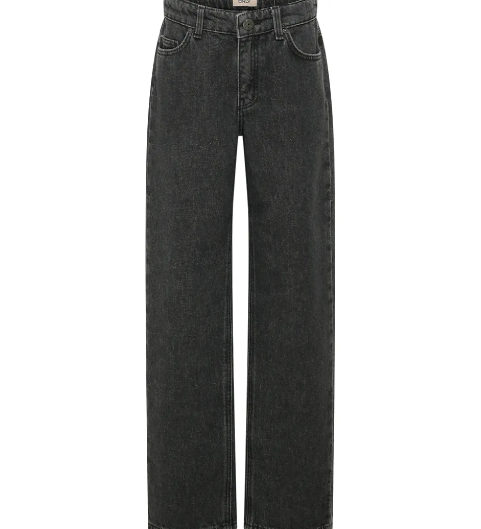 Kids Only Jeans - KogLumi - Washed Black/ Heart Embroide