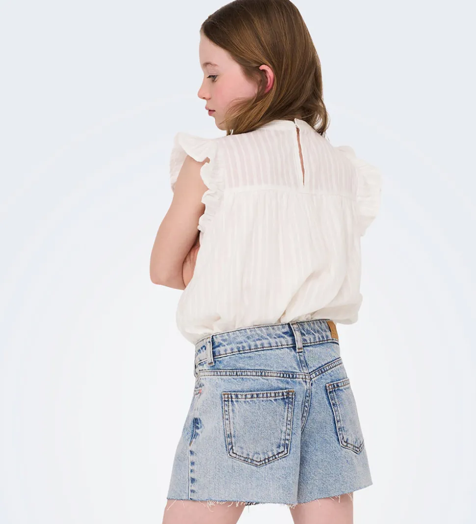 Kids Only Shorts - KogElla - Light Blue Denim
